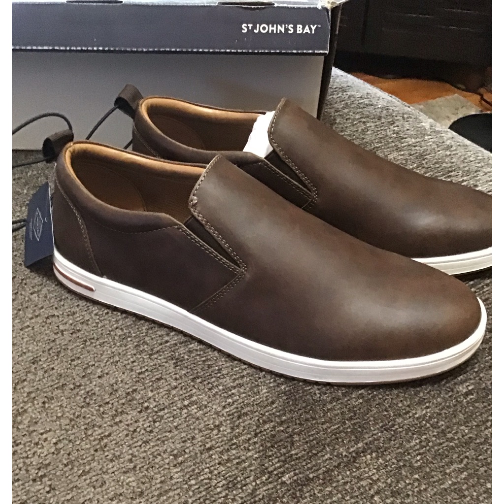Mens St Johns Bay Slip On Shoe Brand New With Tags Mens St Johns Bay Slip On Shoe Brand New With Tags
